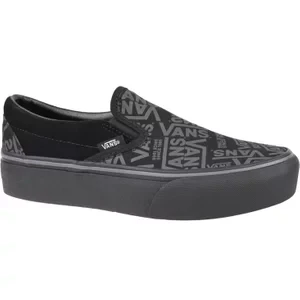 Vans 66 Classic Slip-On Platform VN0A3JEZWW0, Damskie, Czarne, trampki, tkanina, rozmiar: 35