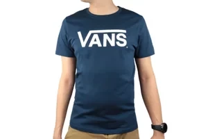 Vans Ap M Flying VS Tee VN0001O8LKZ, Męskie, Granatowe, t-shirty, bawełna, rozmiar: S