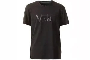 Vans Ap M Flying VS Tee VN0004YIBLK, Męskie, Czarne, t-shirty, bawełna, rozmiar: XS