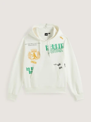 Vans - Berlin Essentials Pullover Marshmallow, male, Biały, Size: