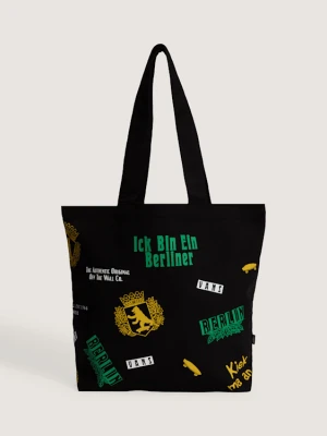 Vans - Berlin Tote Black, male, Czarny, Size: