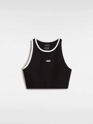 Vans - Biustonosz sportowy Longline Racerback, female, Czarny, Size: