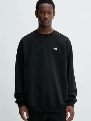 Vans bluza bawełniana męska kolor czarny gładka VN000P20BLK1