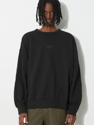 Vans bluza bawełniana Premium Standards Crew Fleece LX męska kolor czarny gładka VN000GBWBLK1