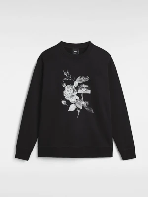 Vans - Bluza Damask Crew, female, Czarny, Size: