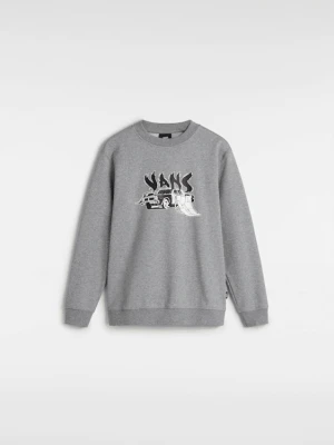 Vans - Bluza dziecięca Copout Loose Crew (8-14 lat)unisex, Szary, Size: