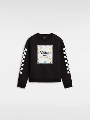Vans - Bluza dziewczęca Bloomer Boxed Crew (8-14 lat)unisex, Czarny, Size: