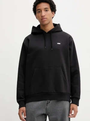 Vans bluza męska kolor czarny z kapturem gładka VN000R9YBLK1