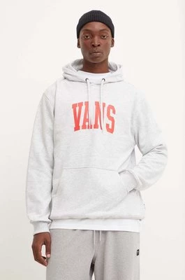 Vans bluza męska kolor szary z kapturem z nadrukiem VN000HNW1QI1