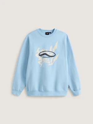 Vans - Bluza Mirror V Loose, male, Niebieski, Size: