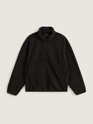 Vans - Bluza polarowa High Pile Half Zip, Człowiek, Czarny