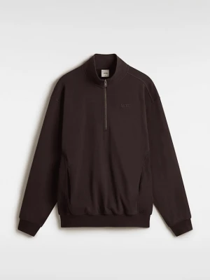 Vans - Bluza Premium Half Zip, male, Brązowy, Size: