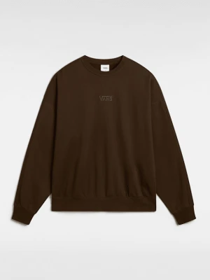 Vans - Bluza Premium Logo Crew, male, Brązowy, Size: