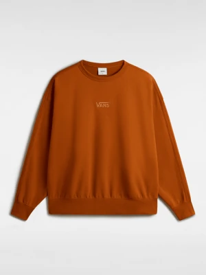 Vans - Bluza Premium Logo Crew, male, Pomarańczowy, Size: