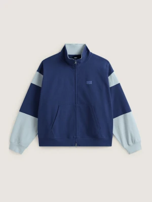 Vans - Bluza Retro Sport Mock Neck Full Zip, male, Niebieski