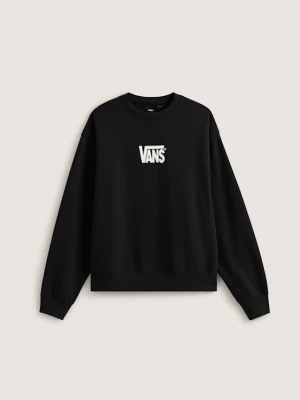 Vans - Bluza Stretch Logo Crew, male, Czarny, Size: