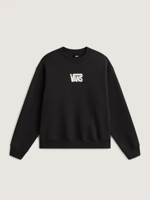 Vans - Bluza Stretch Logo Crew, male, Czarny, Size: