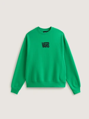 Vans - Bluza Stretch Logo Crew, male, Zielony, Size: