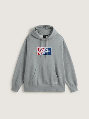 Vans - Bluza z kapturem 2-Tone Crew Pullover, male, Szary, Size: