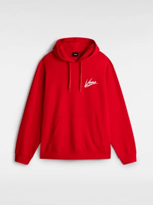 Vans - Bluza z kapturem Dettori Loose Pullover, male, Czerwony, Size:
