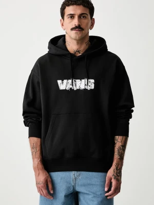 Vans bluza z kapturem męska bawełniana czarny