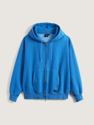 Vans - Bluza z kapturem Premium Zip, male, Niebieski, Size: