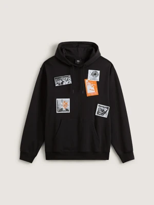 Vans - Bluza z kapturem Punk Patch Pullover, male, Czarny, Size: