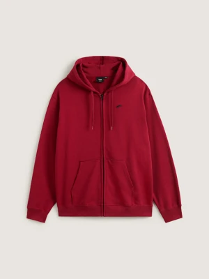 Vans - Bluza z kapturem Salton Loose Zip, male, Bordowy, Size: