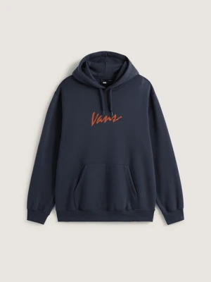 Vans - Bluza z kapturem Scripted Vans Pullover, male, Niebieski, Size: