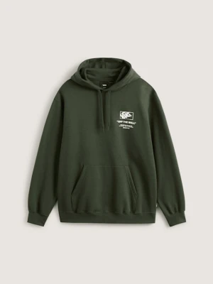 Vans - Bluza z kapturem Stockpile Pullover, male, Zielony, Size: