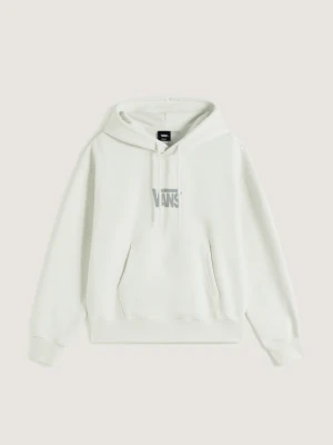 Vans - Bluza z kapturem Stretch Logo Pullover, Człowiek, Biały