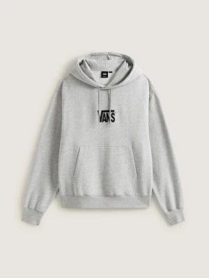 Vans - Bluza z kapturem Stretch Logo Pullover, male, Szary, Size: