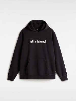 Vans - Bluza z kapturem Tell a Friend Crew Pullover, male, Czarny, Size: