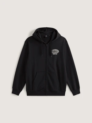 Vans - Bluza z kapturem World Tour Loose Zip Pullover, male, Czarny, Size: