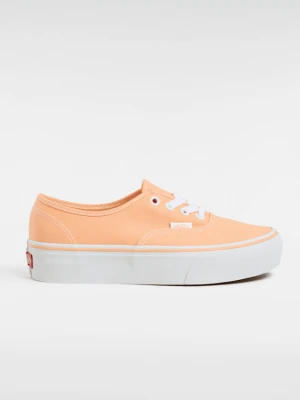 Vans - Buty Authentic Platform, female, Pomarańczowy, Size:
