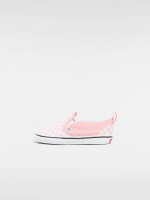 Vans - Buty Checkerboard Slip-On V dla młodszych dzieci (1-4 lata)unisex, Różowy, Size: