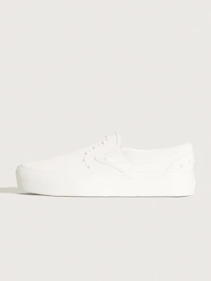 Vans - Buty Classic Slip-On Platform, male, Biały, Size: