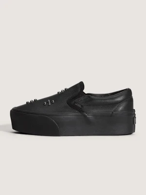 Vans - Buty Classic Slip-On Platform, male, Czarny