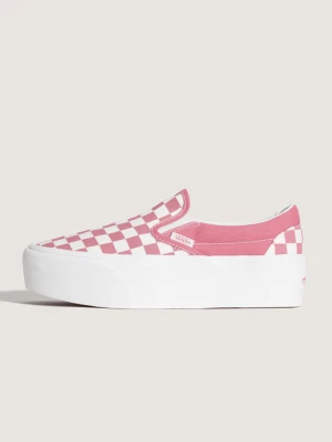 Vans - Buty Classic Slip-On Stackform, male, Różowy, Size: