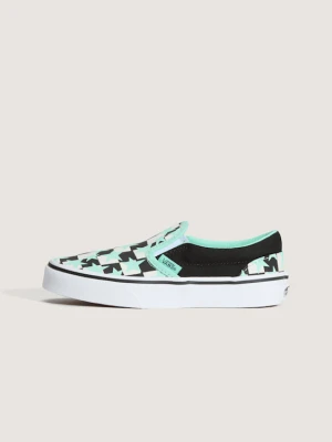 Vans - Buty dla dzieci Classic Slip-On (4-8 lat)unisex, Zielony