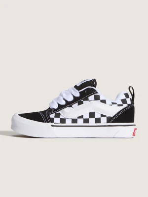 Vans - Buty dla dzieci Knu Skool Checkerboard (4-8 lat)unisex, Czarny, Size: