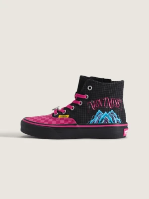 Vans - Buty dla dzieci KPop Demon Hunters x Vans Authentic Hi 2.0 Zip (4-8 lat)unisex, Czarny