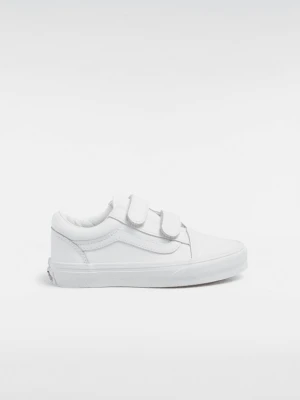 Vans - Buty dla dzieci na rzepy Old Skool Classic Tumble (4-8 lat)unisex, Biały