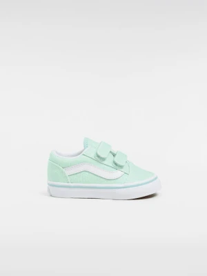 Vans - Buty dla dzieci na rzepy Old Skool Glitter (1-4 lata)unisex, Niebieski, Size: