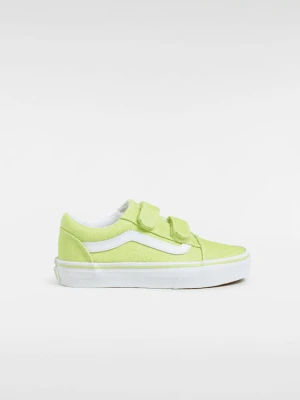 Vans - Buty dla dzieci na rzepy Old Skool Glitter (4-8 lat)unisex, Żółty, Size: