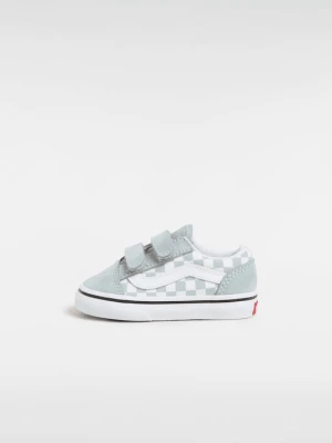 Vans - Buty dla dzieci Old Skool Checkerboard (1-4 lata)unisex, Szary, Size: