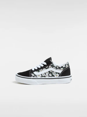 Vans - Buty dla dzieci Old Skool Daisies (4–8 lat)unisex, Czarny, Size: