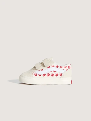 Vans - Buty dla dzieci Old Skool V (1-4 lata)unisex, Czerwony, Size: