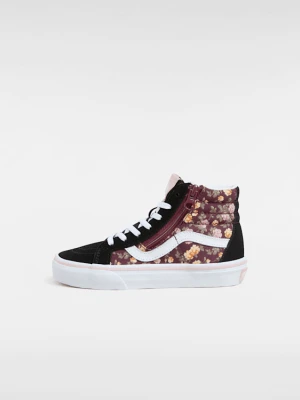 Vans - Buty dla dzieci SK8-Hi Reissue Side Zip (4-8 lat)unisex, Czarny, Size: