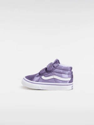 Vans - Buty dla dzieci Sk8-Mid (1-4 lata)unisex, Fioletowy/Biały, Size: